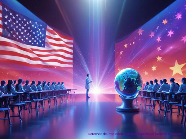 IA en la Educación. USA vs. China